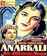 Anarkali 1953 album cover